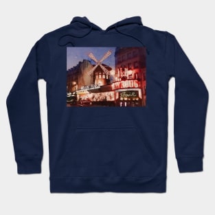 Paris. Moulin Rouge. Hoodie